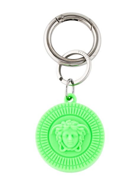 replica versace keychain|Versace silicone keychain.